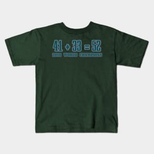 Championship math! Kids T-Shirt